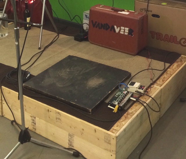 Stompbox: "Cheaper than a drummer and it doesn't talk back."